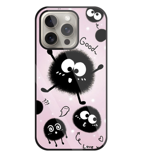 Soot Spirit Glass Case For Apple iPhone 15 Pro