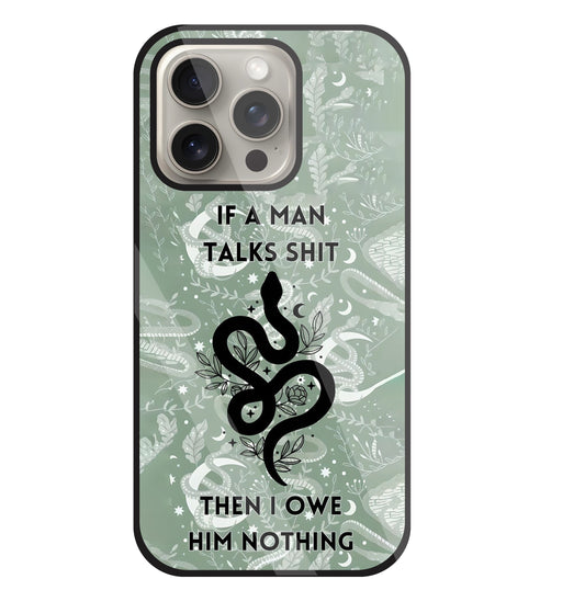 Talk Shit Glass Case For Apple iPhone 15 Pro