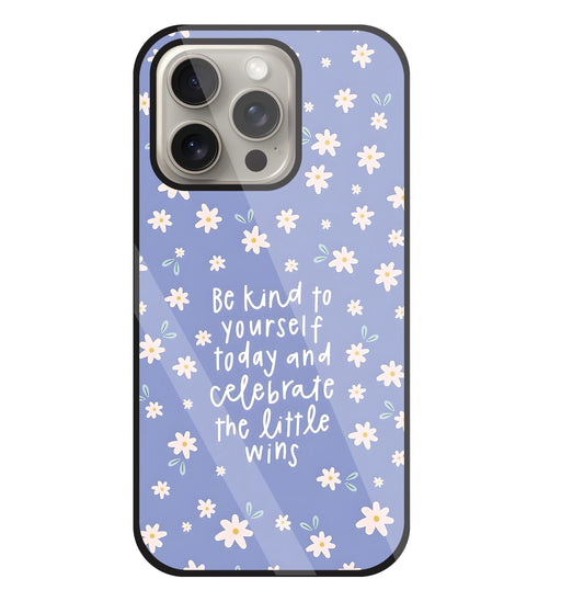 The Little Wine Flower Glass Case For Apple iPhone 15 Pro