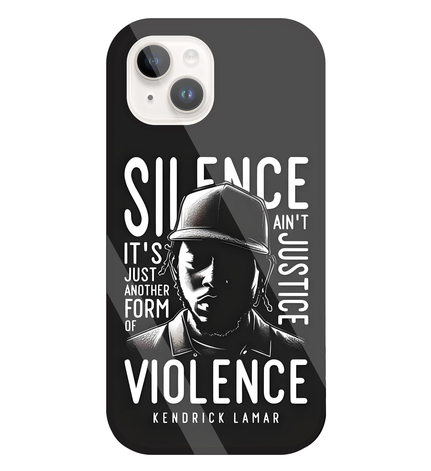 Silence Glass Case For Apple iPhone 15