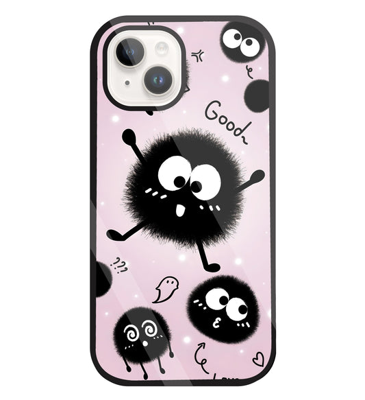 Soot Spirit Glass Case For Apple iPhone 15