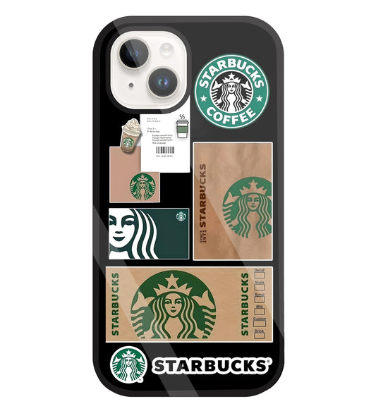 Starbucks 1971 Glass Case For Apple iPhone 15