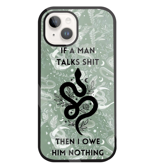 Talk Shit Glass Case For Apple iPhone 15