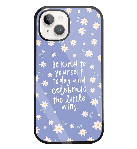 The Little Wine Flower Glass Case For Apple iPhone 15