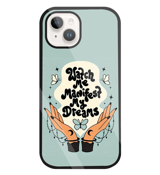 Watch Me Dream Glass Case For Apple iPhone 15
