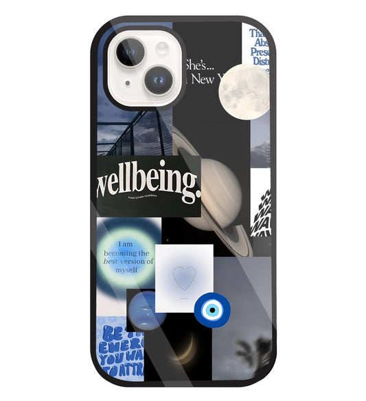 WellBeing Glass Case For Apple iPhone 15