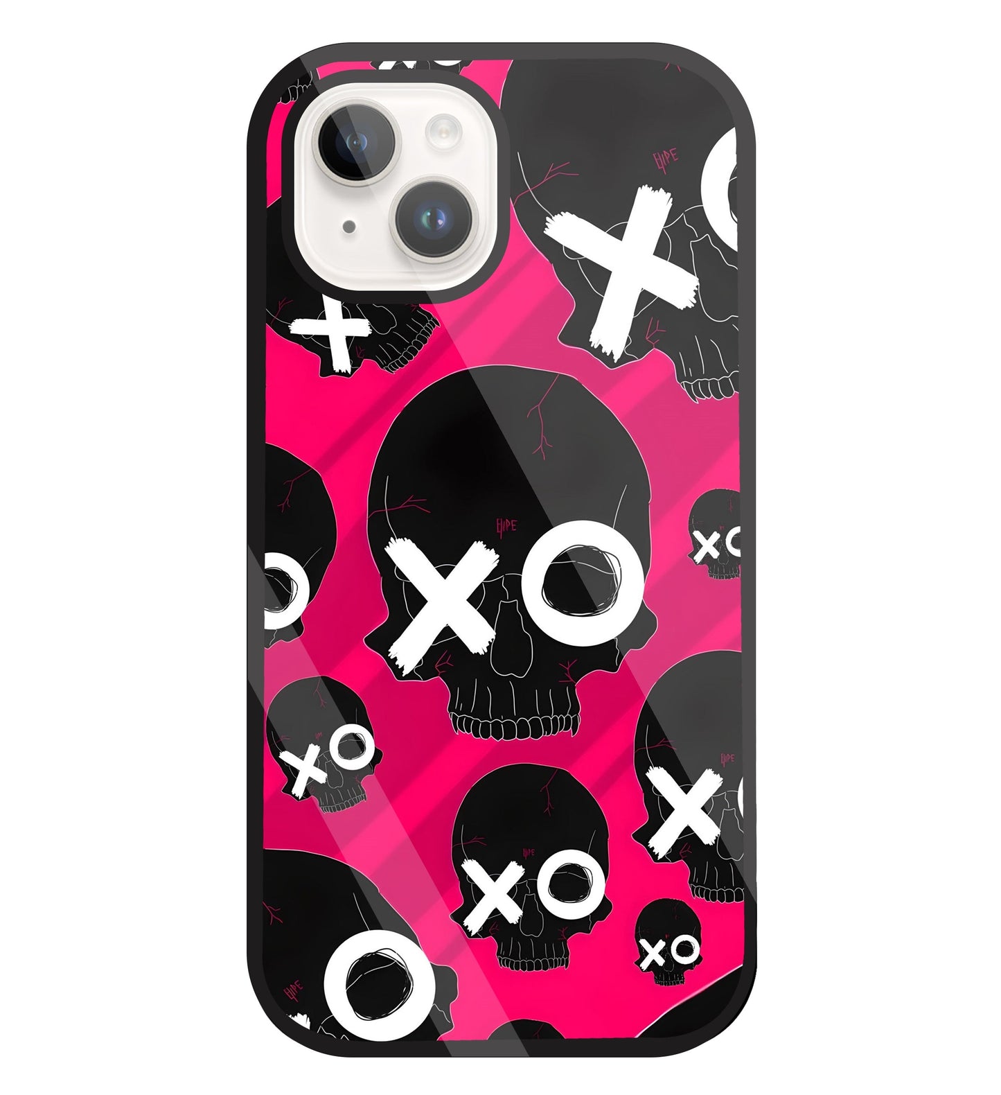 Xo Xo Glass Case For Apple iPhone 15