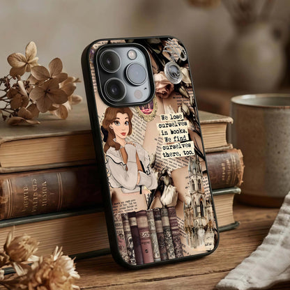 Bookish Dream World Glass Case displayed upright for narrative design visibility and premium finish.