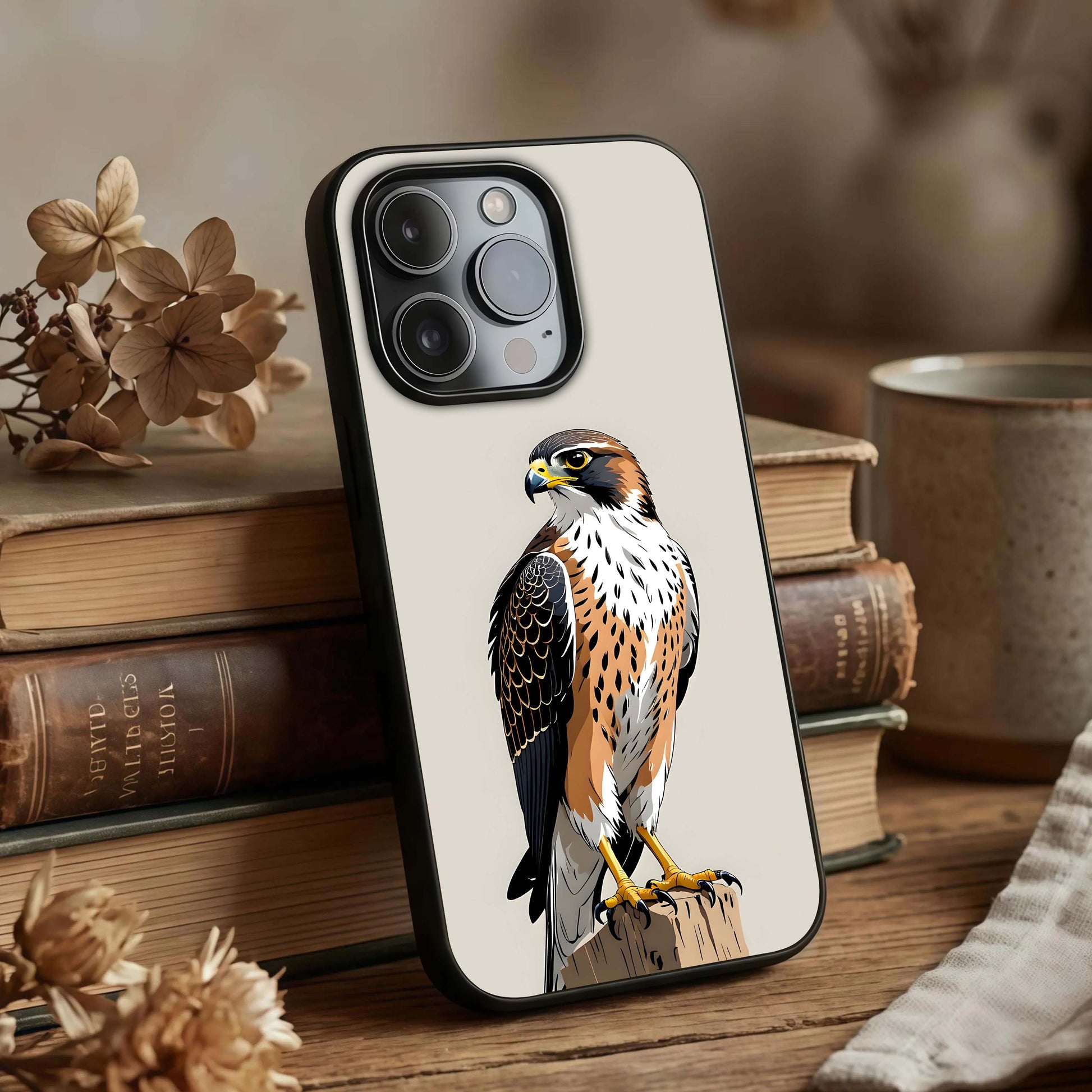 Clever Eagle Glass Case displayed upright for strong symbol visibility and premium finish.