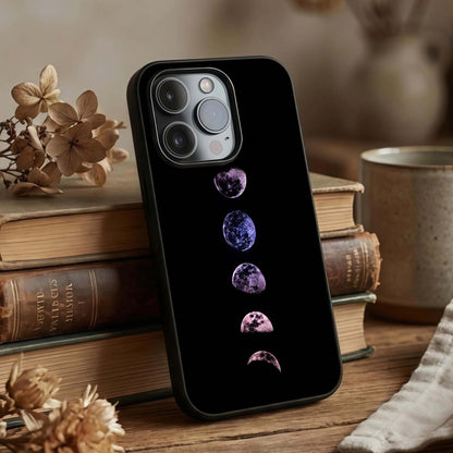 Crimson All Planets Glass Case displayed upright for bold cosmic visibility and premium finish.