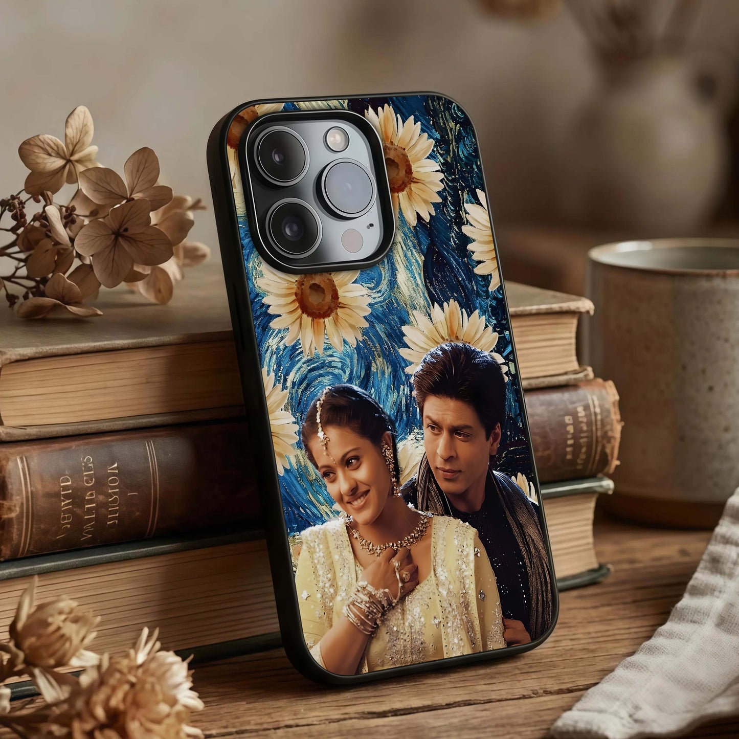 Eternal Love Story Glass Case displayed upright for emotional design visibility and premium finish.