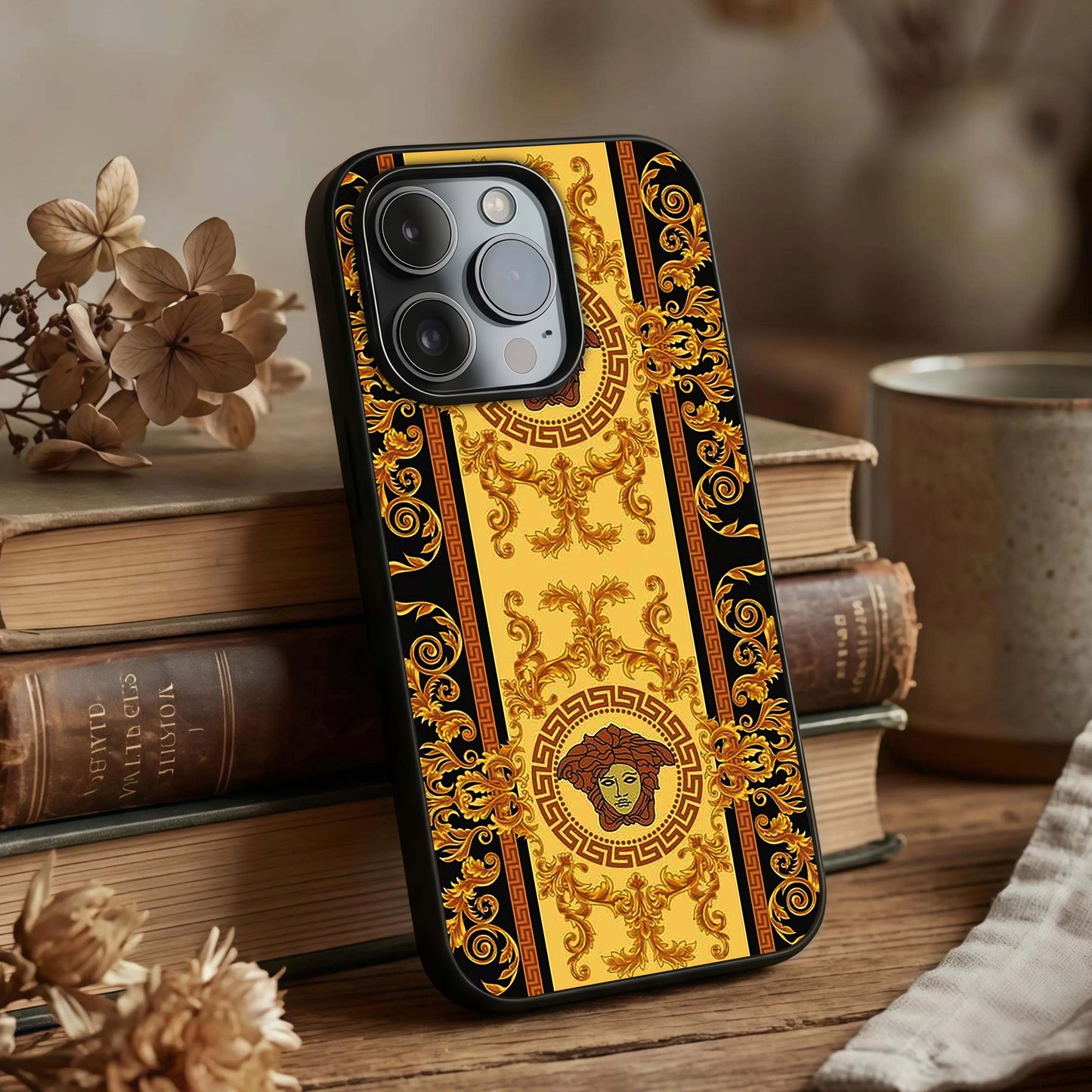 Golden Royal Heritage Glass Case displayed upright for luxury heritage visibility and premium finish.