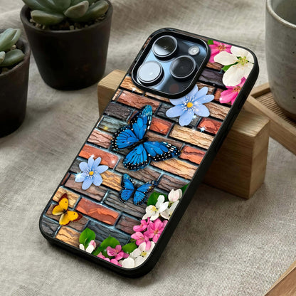 Brick Bloom Flight Glass Case laid diagonally highlighting upward motion and HD glass shine.
