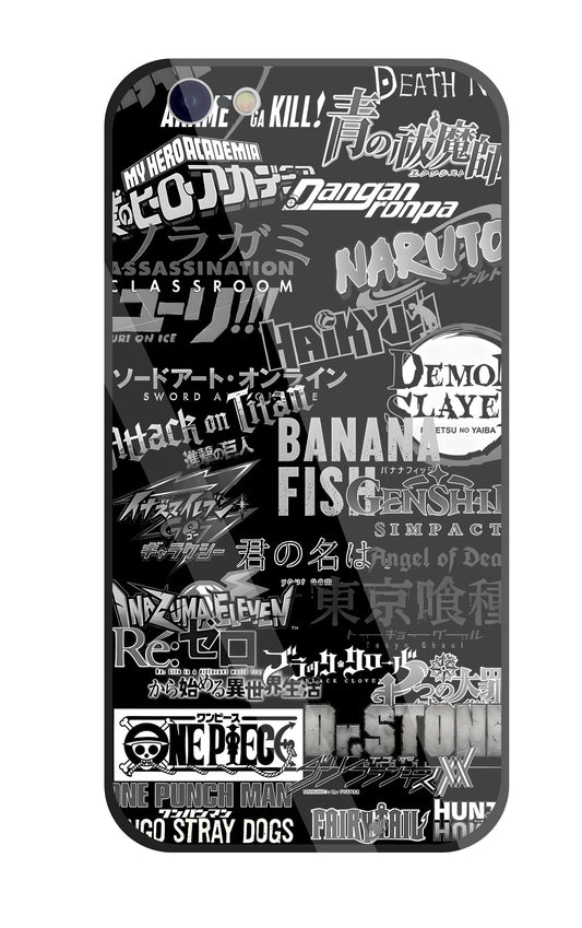 Anime Mashup  Glass Case For Apple iPhone 6 / 6s