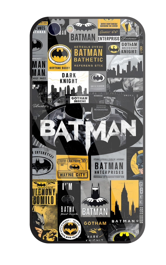 Batman Mashup Glass Case For Apple iPhone 6 / 6s