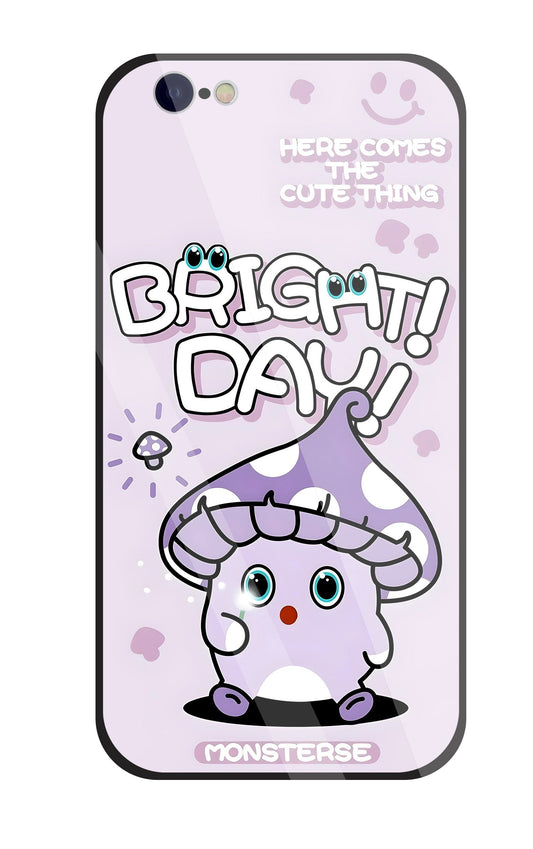 Bright Day Purple Monster Glass Case For Apple iPhone 6 / 6s