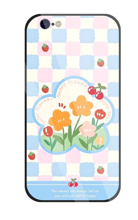 Cherry Blossom Glass Case For Apple iPhone 6 / 6s