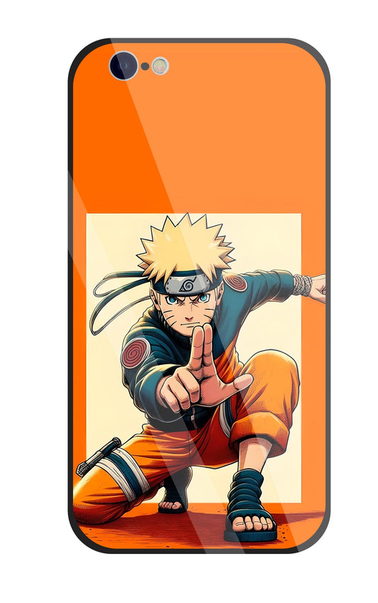 Cute Naruto Glass Case For Apple iPhone 6 / 6s