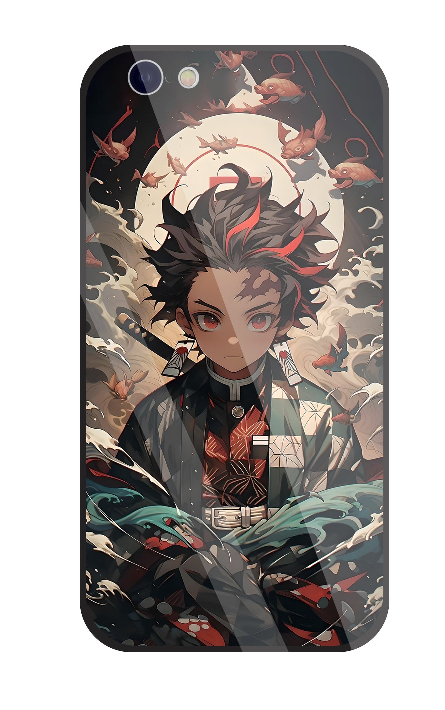 Demon Slayer Glass Case For Apple iPhone 6 / 6s