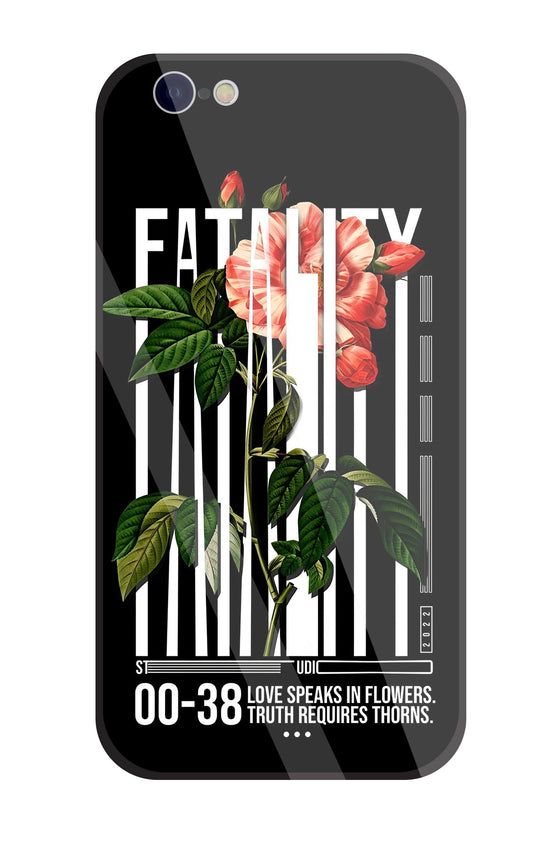 Fatality Flower Glass Case For Apple iPhone 6 / 6s