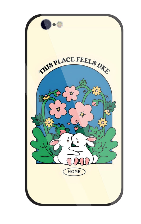 Feels Like Home Glass Case For Apple iPhone 6 / 6s