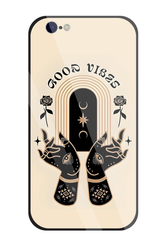 Good Vibes Hands Glass Case For Apple iPhone 6 / 6s