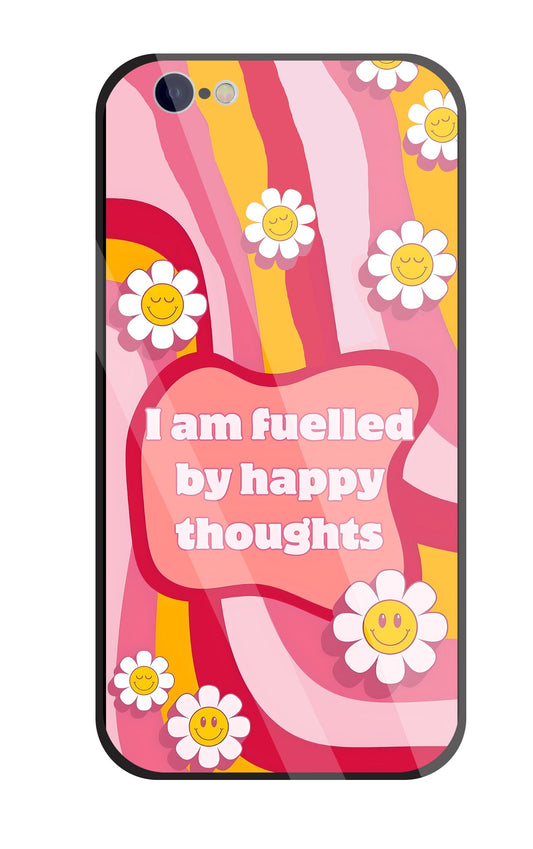 Happy Thoughts Glass Case For Apple iPhone 6 / 6s