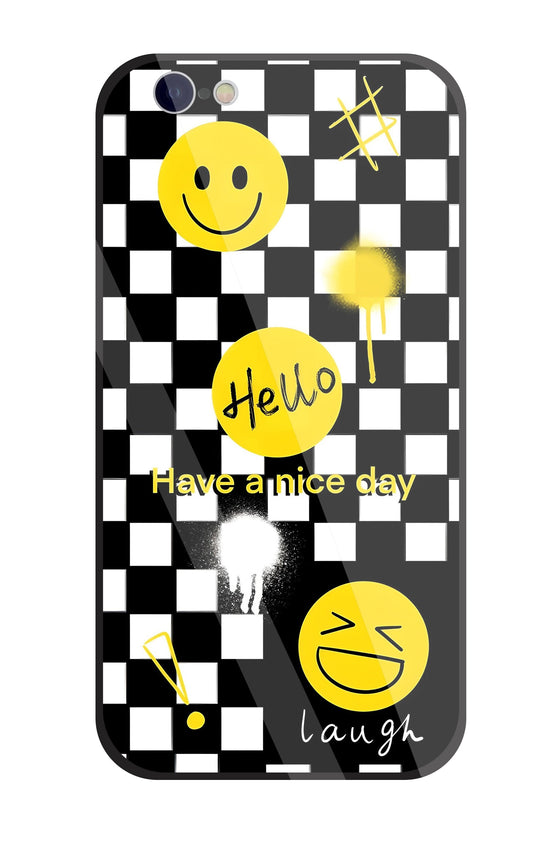 Have A Nice Day Glass Case For Apple iPhone 6 / 6s