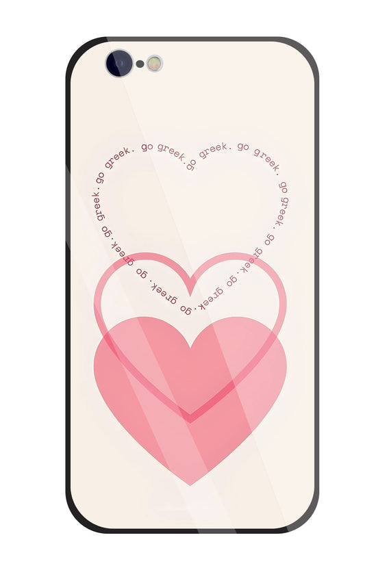 Heart Glass Case For Apple iPhone 6 / 6s