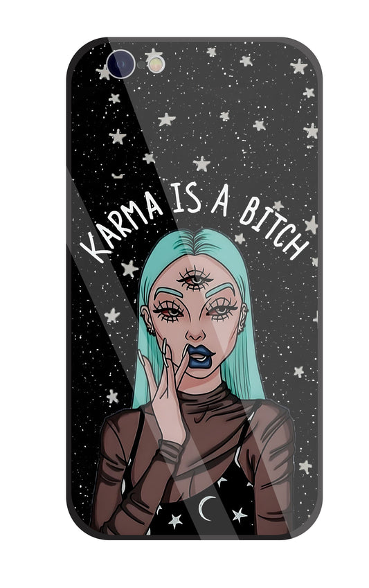 Karma Is A Bitch Glass Case For Apple iPhone 6 / 6s