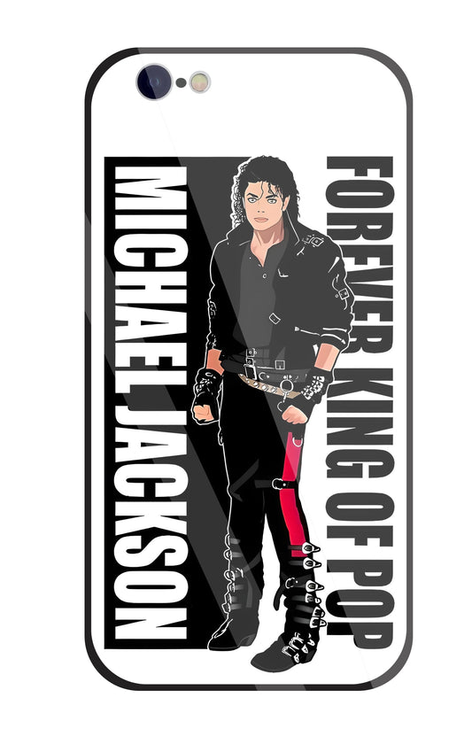 Michael Jackson King Of Pop Glass Case For Apple iPhone 6 / 6s