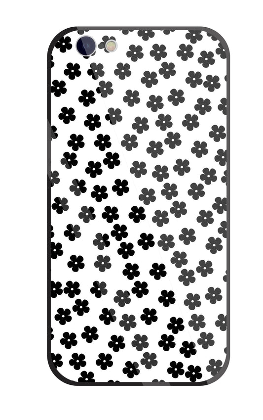 Multiple Daisy flowers Glass Case For Apple iPhone 6 / 6s