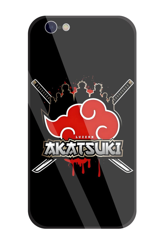 Naruto - Akatsuki Glass Case For Apple iPhone 6 / 6s