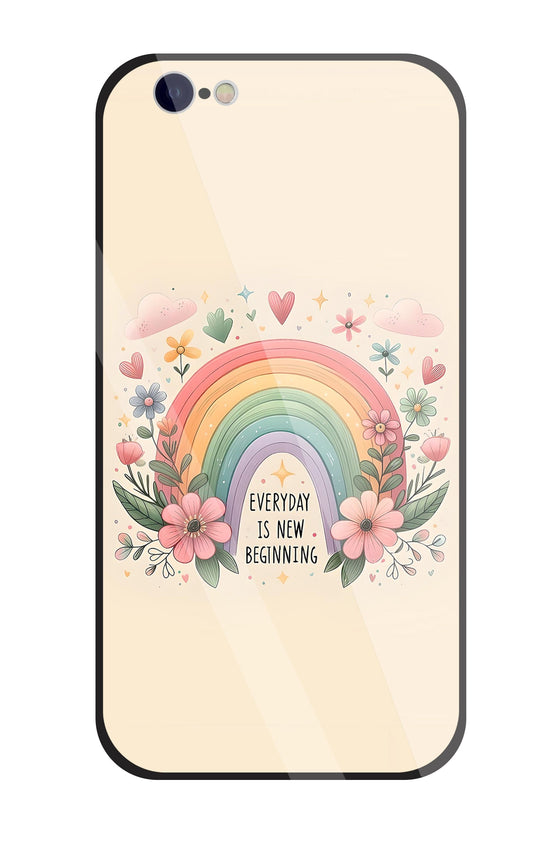 New Beginning Glass Case For Apple iPhone 6 / 6s