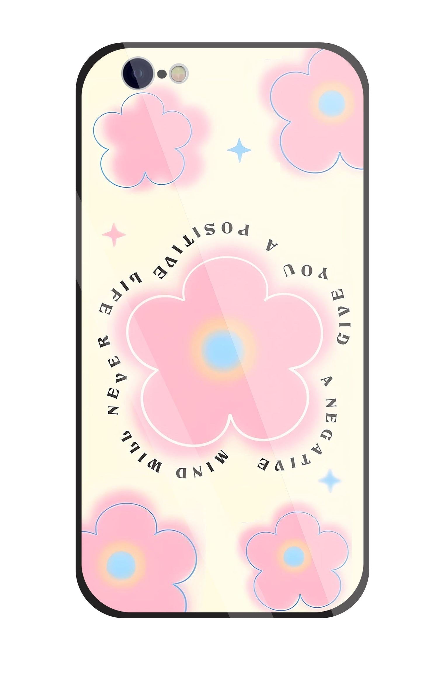 Positive Life Glass Case For Apple iPhone 6 / 6s