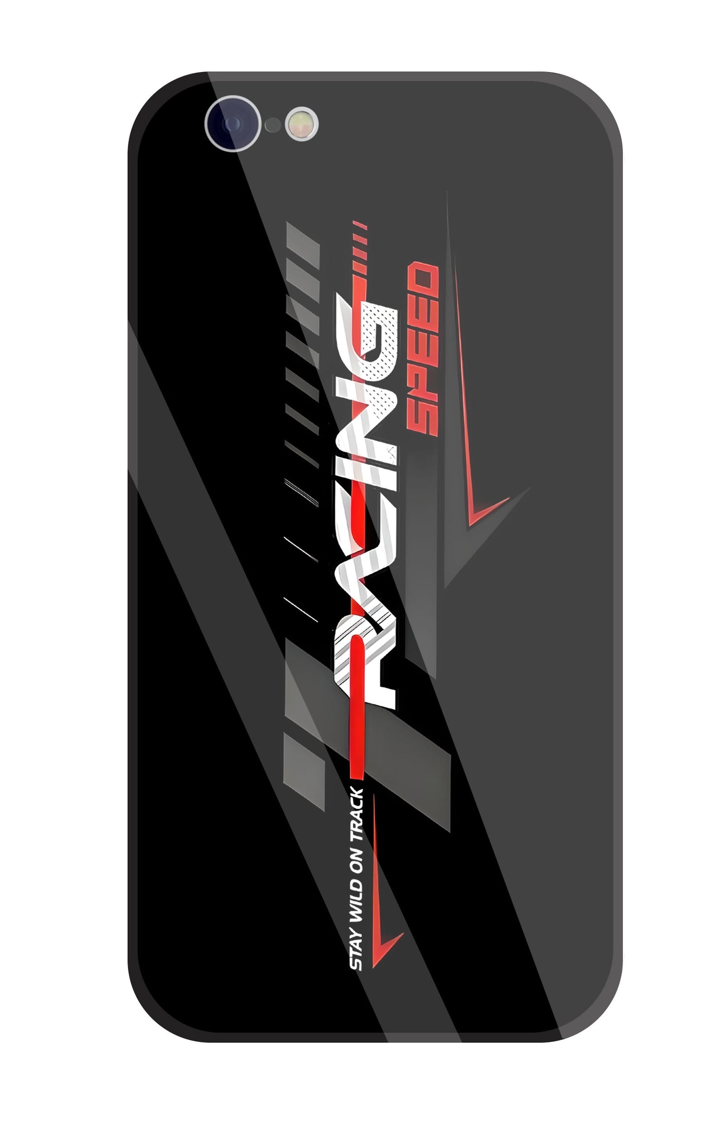 Racing Speed Glass Case For Apple iPhone 6 / 6s