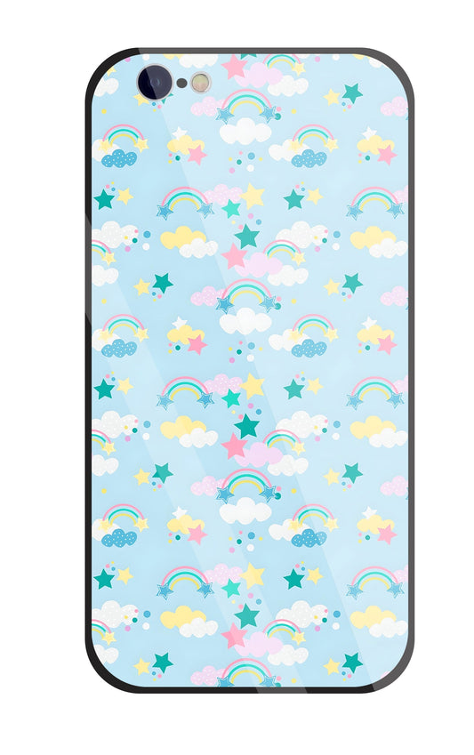 Small Rainbows Glass Case For Apple iPhone 6 / 6s
