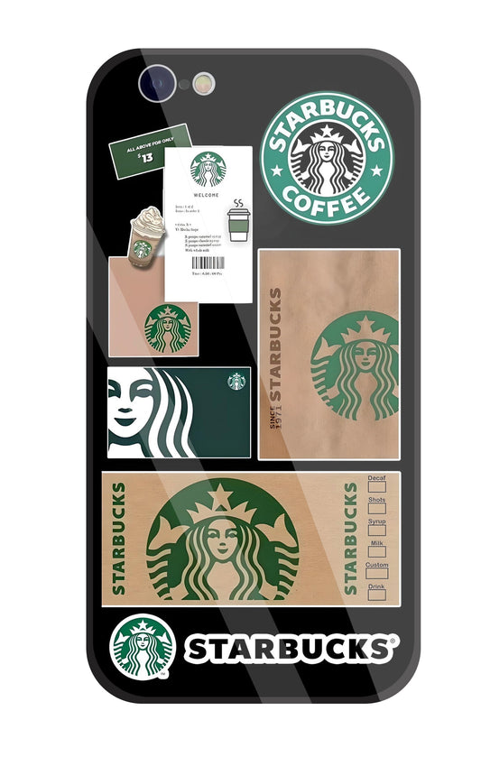 Starbucks 1971 Glass Case For Apple iPhone 6 / 6s