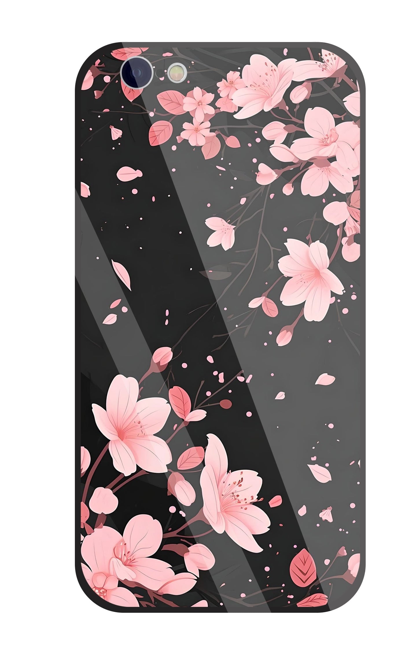 Summer Flowers Glass Case For Apple iPhone 6 / 6s