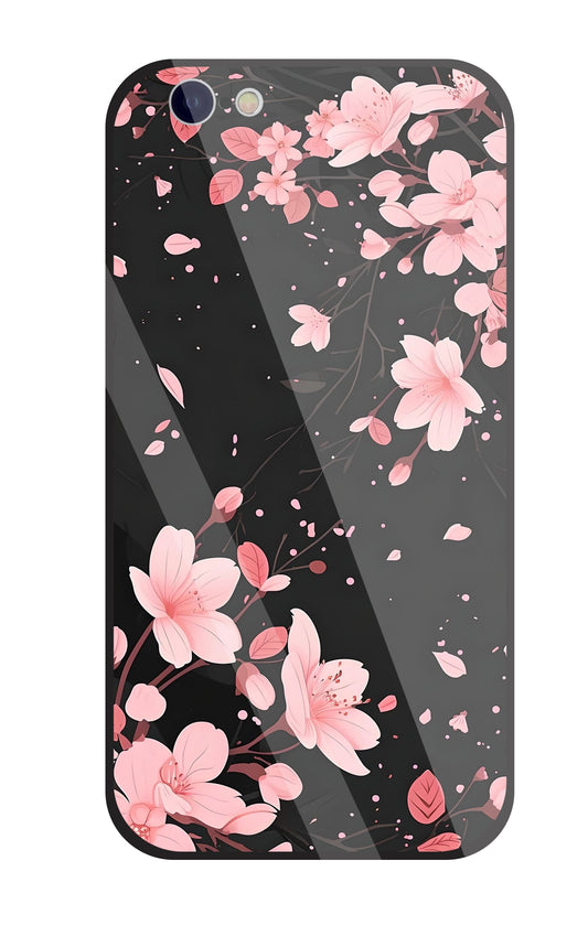 Summer Flowers Glass Case For Apple iPhone 6 / 6s