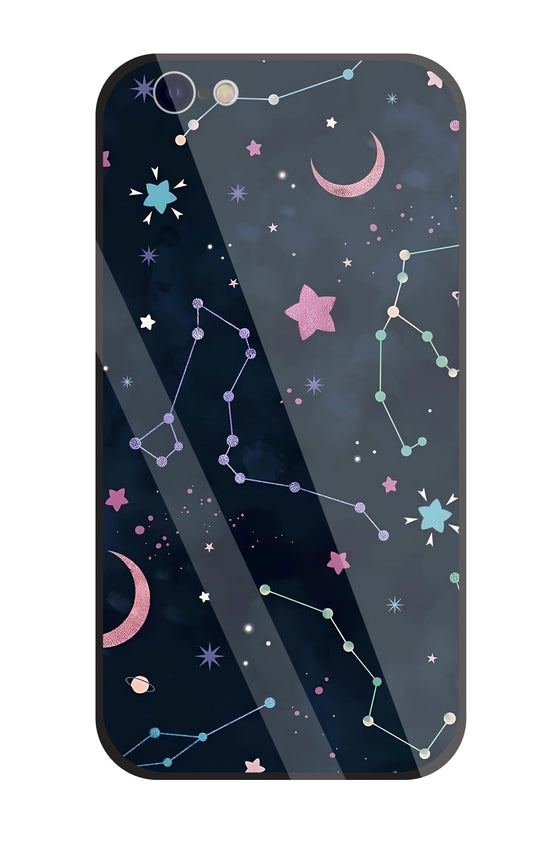 Symbol Of Stars Glass Case For Apple iPhone 6 / 6s
