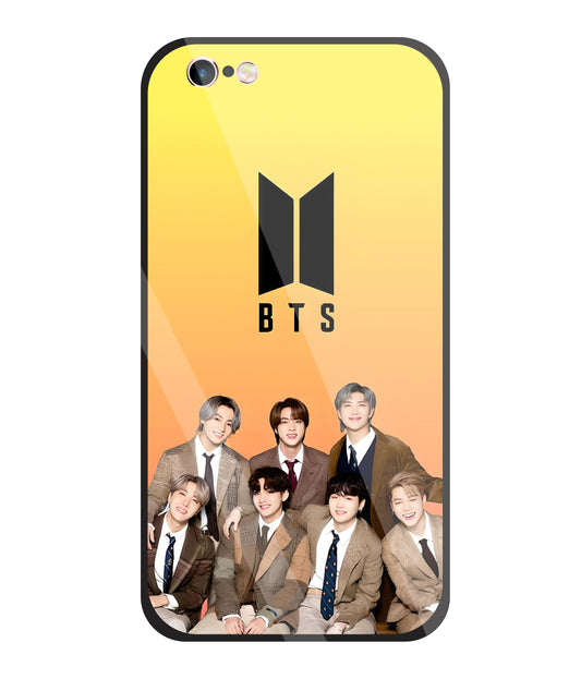 BTS Crew Glass Case For Apple iPhone 6 +