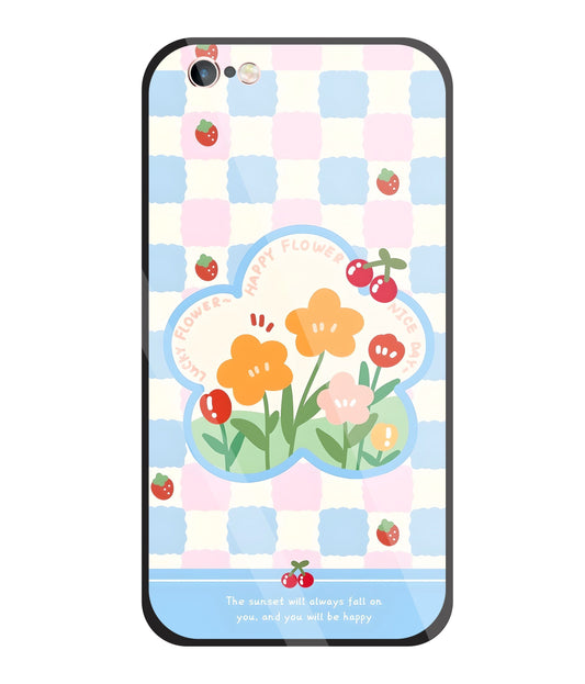 Cherry Blossom Glass Case For Apple iPhone 6 +
