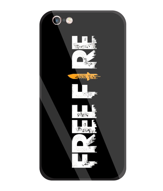 Free Fire Glass Case For Apple iPhone 6 +
