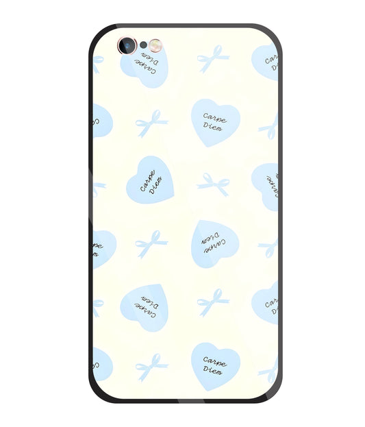 Heart Carpe Diem Glass Case For Apple iPhone 6 +