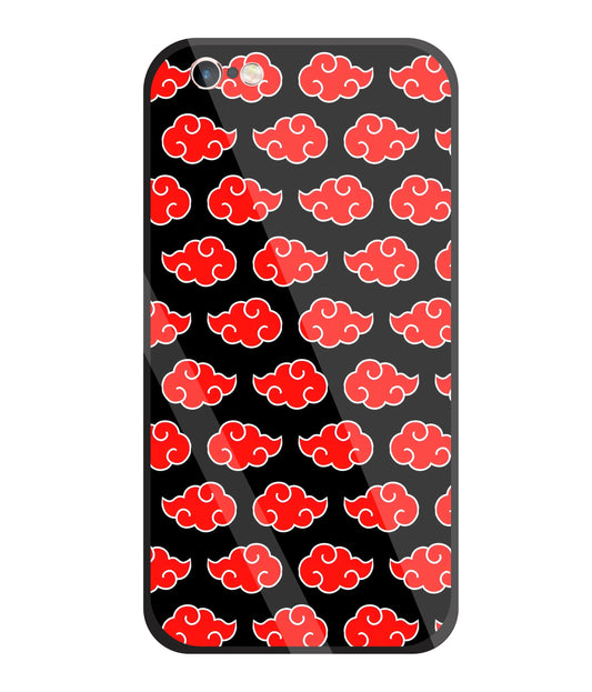 Japanese Clouds Seamless Pattern Glass Case For Apple iPhone 6 +