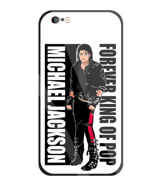 Michael Jackson King Of Pop Glass Case For Apple iPhone 6 +