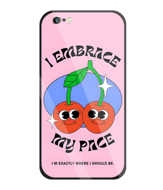 My Pace Glass Case For Apple iPhone 6 +