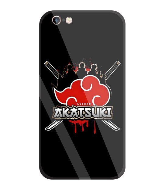 Naruto - Akatsuki Glass Case For Apple iPhone 6 +