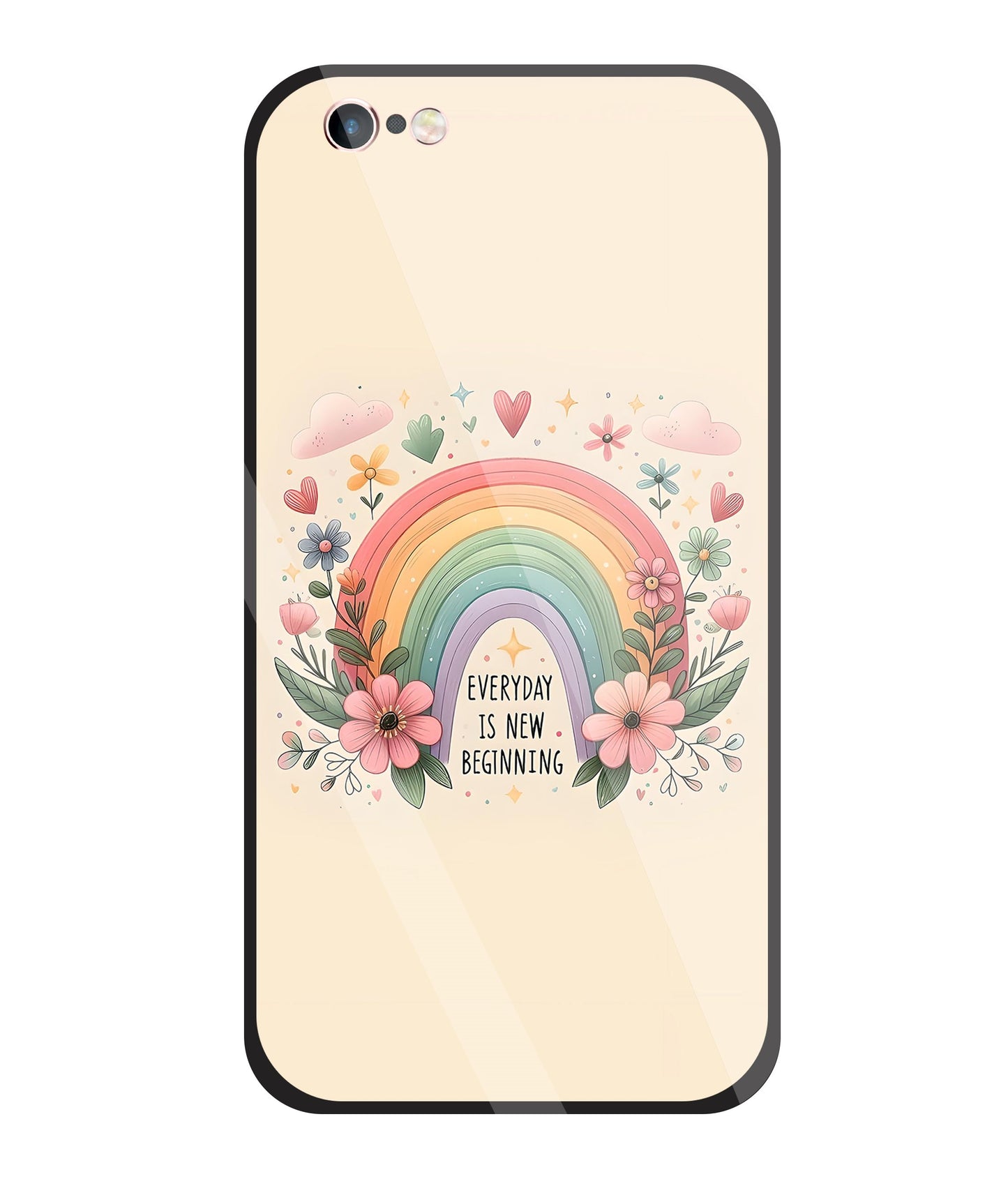 New Beginning Glass Case For Apple iPhone 6 +